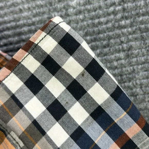 G-Star Raw Aero Phantom Check Plaid Long Sleeve Button Up Shirt Mens Medium - Picture 6 of 16